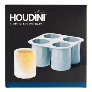 Houdini Shot Glass Ice Mold Tray, Party Cocktail Holiday